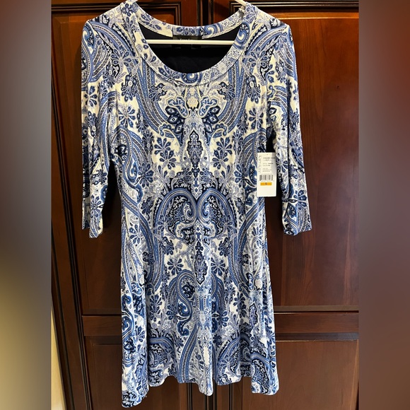 Karen Kane NWT 3/4 Length Sleeve T-Shirt Dress - S - Picture 8 of 8